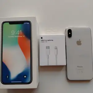 Apple iPhone X, 256 gb, Silver, Яван