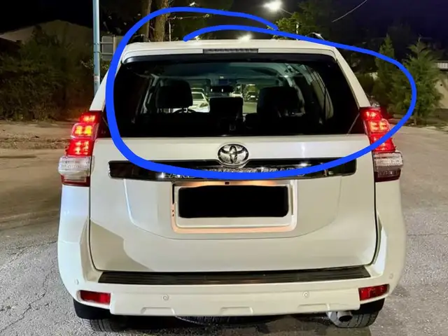 Заднее стекло от Toyota Prado FJ150, Душанбе
