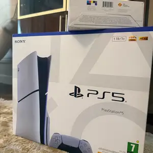 Игровая приставка Sony PlayStation 5 Slim 1TB+ дисковод+ 2 оригинальных DualSens, Душанбе