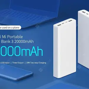 Портативный внешний аккумулятор Xiaomi 20000 mAh, Душанбе