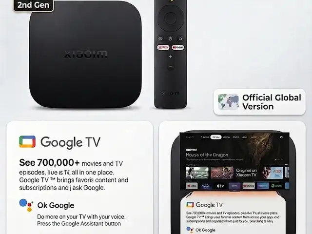 Смарт-приставка Xiaomi TV Box S Netflix/YouTube | Chromecast | Bluetooth пульт, Душанбе