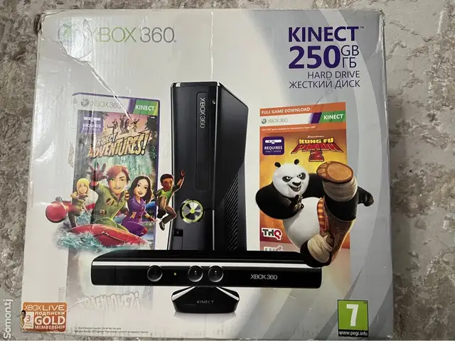 Игровая приставка Xbox 360 250gb, Kinect, Худжанд
