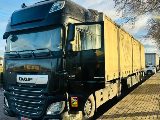 Грузовик DAF XF Evro 6, 2015, Душанбе