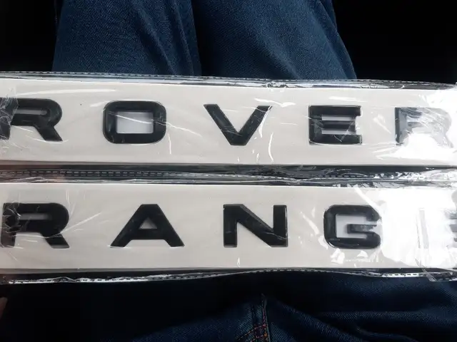 Надпись Rang Rover чёрный, Душанбе