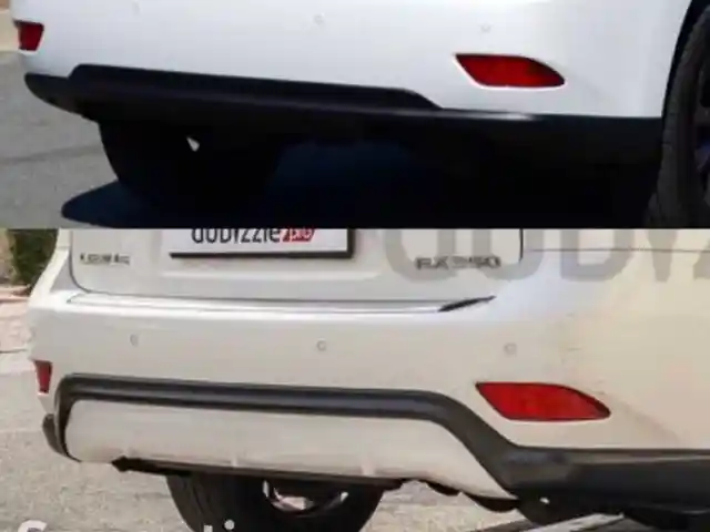 Диффузор на задний бампер для Lexus RX2010-2015, Душанбе