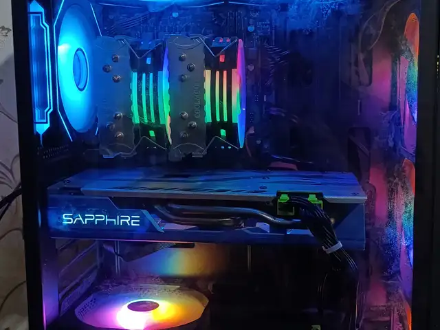 Игровой компьютер I5 12400f + Sapphire RX 590 OC, Душанбе