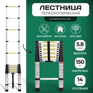 Стремянка телескопическая 5.8м, Душанбе