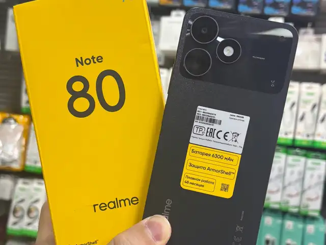 Realme Note 80, Хуҷанд