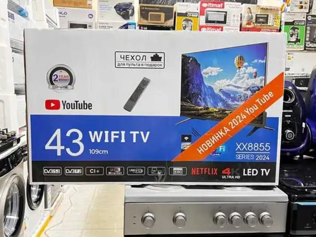 Телевизор Smart tv 43, Душанбе