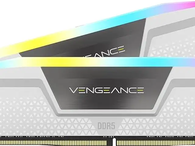 Оперативная памятьCORSAIR VENGEANCE RGB WHITE 32GB KIT DDR5 6000MHz CL36, Душанбе