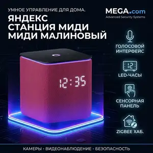 Яндекс Станция Миди Малиновый с Алисой, Хуҷанд