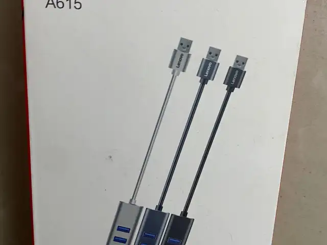 Сетевой адаптер Etherrnet + usb 3.0 hub Lenovo, Душанбе