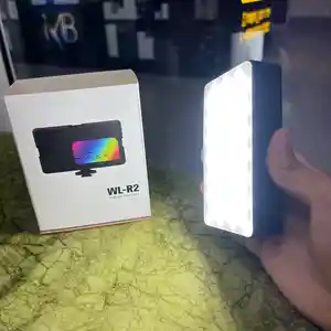 Видео-свет WL-R2 для съёмки фото и видео, осветитель светодиодный LED RGB, Душанбе