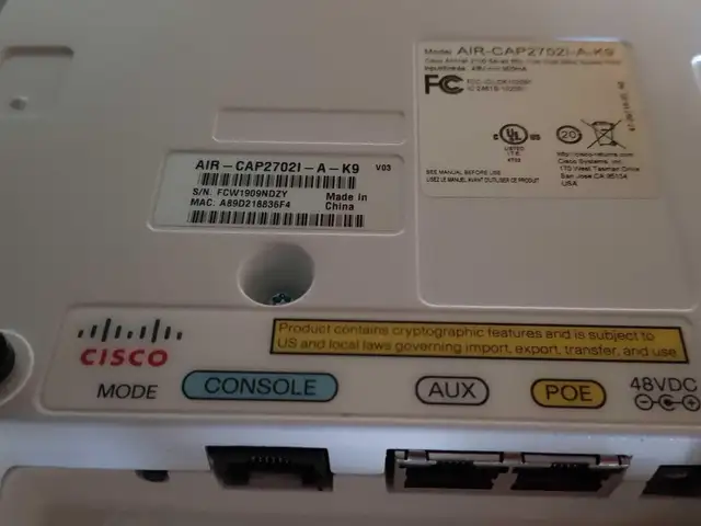 Wi-Fi роутер Cisco AIR-CAP2702I-A-K9, Душанбе
