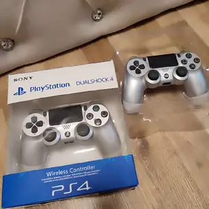 Беспроводные джойстики Sony PlayStation 4 DualShock Silver Edition, Душанбе