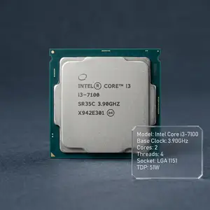 Процессор Intel Core i3-7100, Душанбе