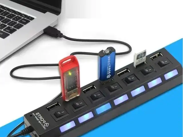 USB-хаб 2.0 бо 7 порт, Худжанд