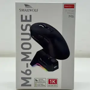 Ультралёгкая игровая мышь Smailwolf m6, Хуҷанд