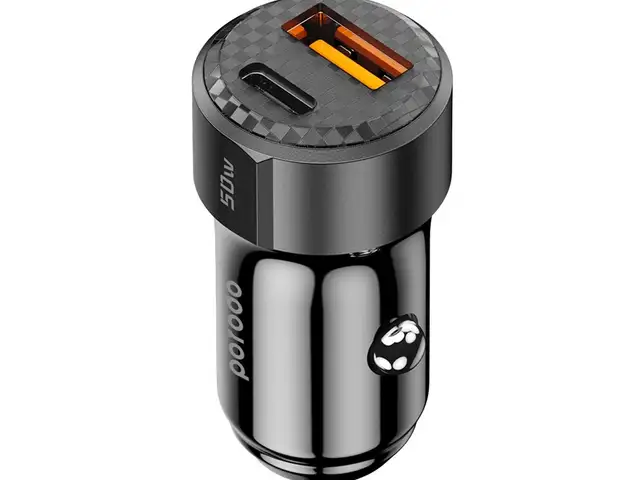 Автомобильное зарядное устройство Porodo 50W, Душанбе