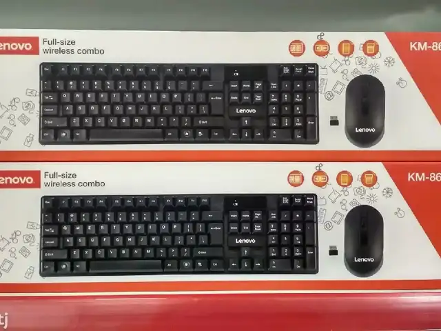 Беспроводная клавиатура и мышка Lenovo KM-860, Душанбе