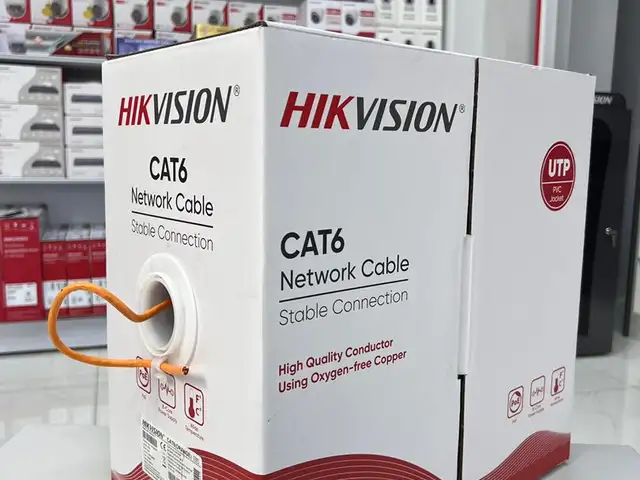 DS-1LN6U-SC0 Сетевой кабель CAT6 UTP сплошная медь, сечение 0,55 м оранжевый, Душанбе