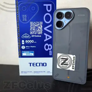 Tecno Pova 8 5g 16/256Gb Black 8000mh global version, Душанбе