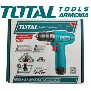 Аккумуляторный шуруповерт Total 12В/1.5Ач, Душанбе