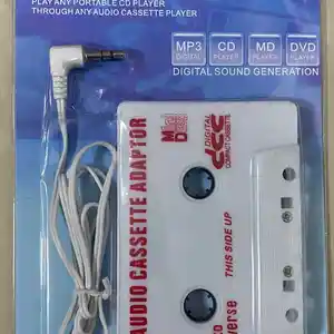 Кассета адаптер для автомагнитолы переходник на MP3 устройства, Душанбе
