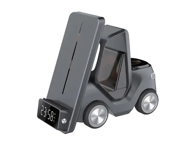 Беспроводное зарядное устройство Green Lion Forklift 5 in 1 Wireless Charger 15W, Душанбе