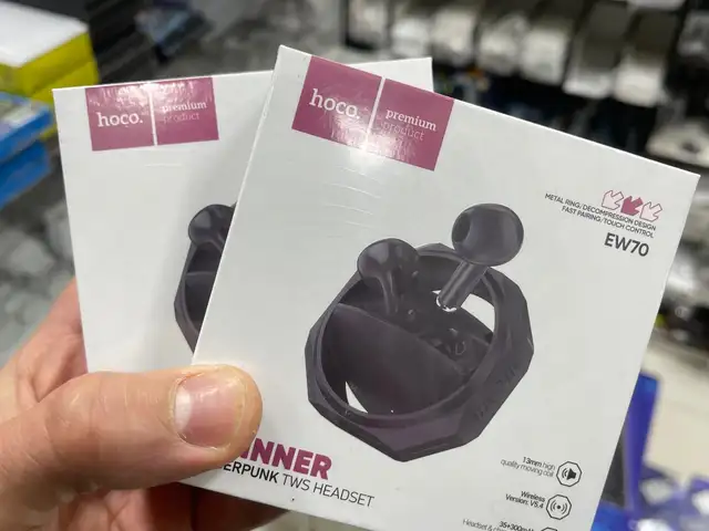 Беспроводные наушники с микрофоном Hoco EW70 Spinner, Душанбе