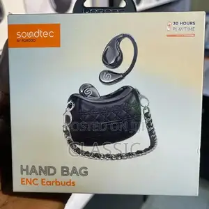 Беспроводные наушники Porodo Soundtec Hand Bag ENC Farbuds черный, Душанбе