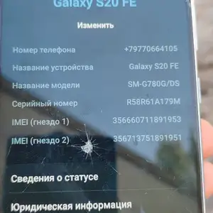 Samsung Galaxy S20, Гиссар