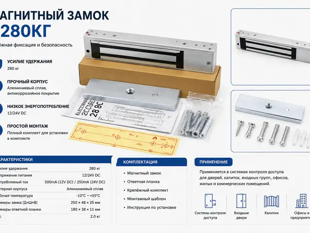 Магнитный замок К280кг, Хуҷанд
