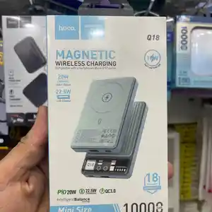 Внешний аккумулятор Power Bank Hoco Q18 10000 mAh Black, Душанбе