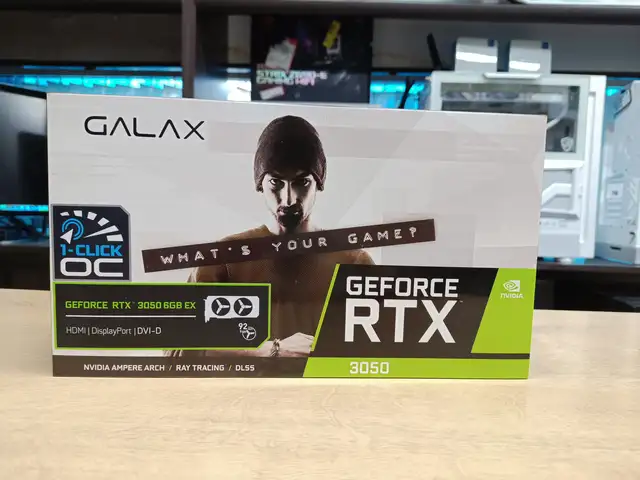 Видеокарта Galax GeForce RTX 3050 6GB GDDR6, Душанбе