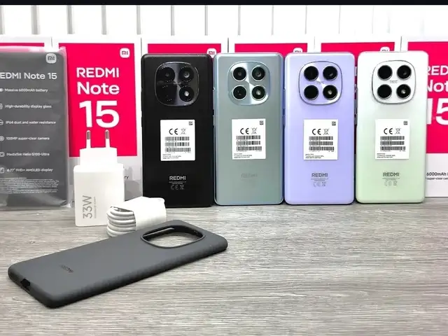 Xiaomi Redmi Note 15 6+3/128Gb black, Душанбе