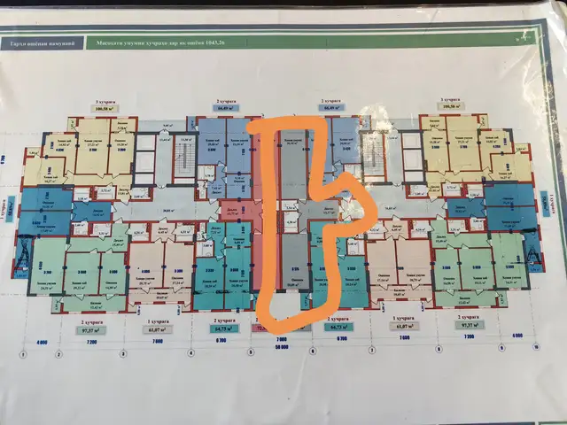 1-комн. квартира, 11 этаж, 72 м², Казакон, Душанбе
