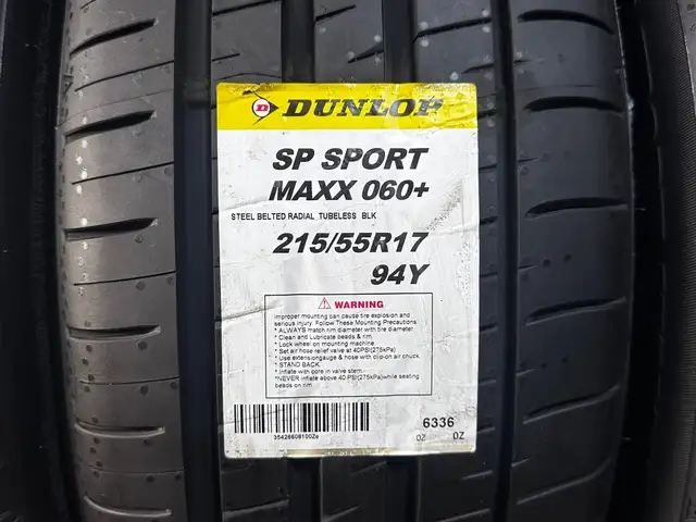 Покрышки DUNLOP 215 55 R17 94Y 060+, Душанбе