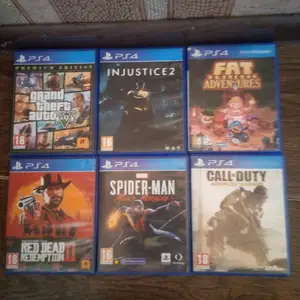 Диски от игровой приставки PlayStation4,5, Душанбе