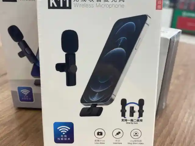 Микрофон петличный Wireless Microphone K9 беспроводной, Душанбе