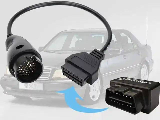 Mercedes-Benz диагностический кабель адаптер переходник, Душанбе