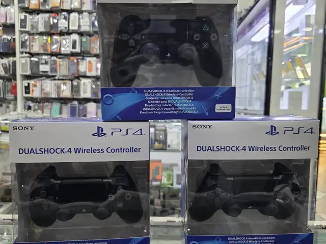Джойстик Dualshock для Playstation 4 Jet Black New, Душанбе