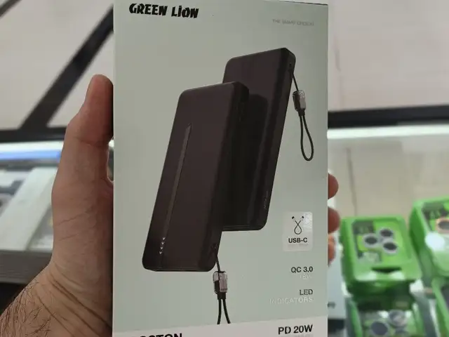 Внешний аккумулятор GREEN LION Boston Powerbank 10000mah, Душанбе
