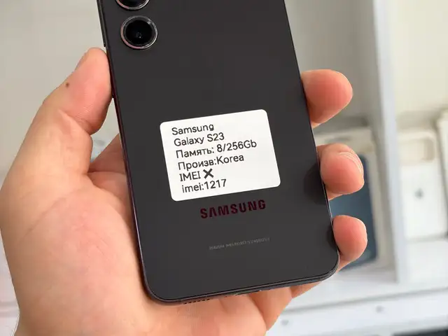 Samsung Galaxy S23 8/256Gb black, Хуҷанд