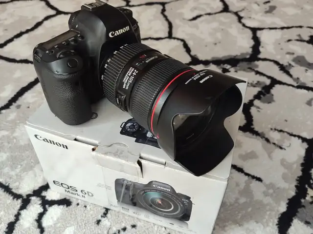 Фотоаппарат canon 6D mark 2 объектив canon EF 24-105 L /4 USM I поколения, Худжанд