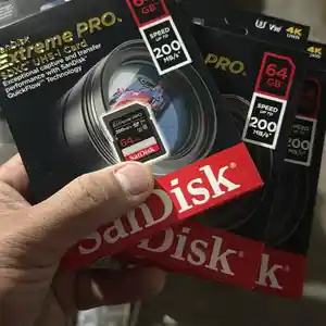 Флешка 64gb Sandisk Extreme Pro 4k 200mb/s, Душанбе