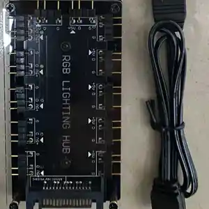 Адаптер питания AURA SYNC 5V с 3-контактным разъемом RGB 10 Hub Splitter SATA, Душанбе