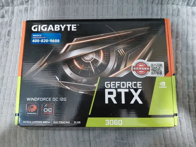 Видеокарта GIGABYTE GeForce RTX 3060 WINDFORCE OC 12G, Душанбе
