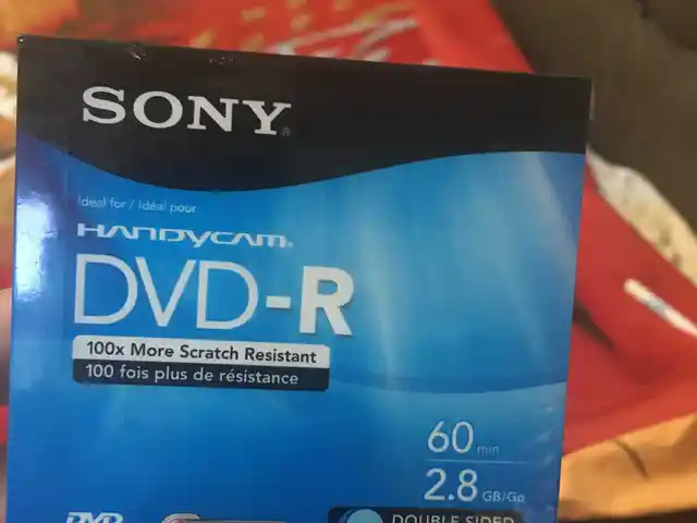 Диск Sony Handycam DVD-R 60 min 2.8 gb double sided, Душанбе