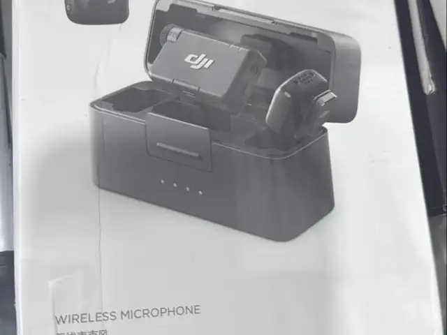 Беспроводной микрофон DJI Mic Mini 2TX+1RX Wireless Microphone, черный, Душанбе